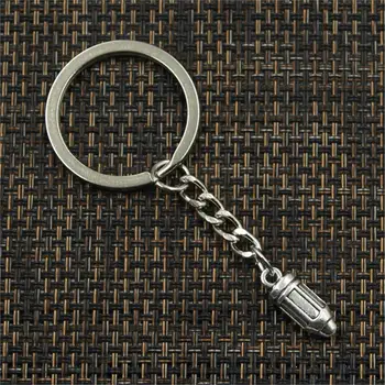 New Vroče Moške Key Ring Kovinski Ključnih Verige Keychain Darilo Nakita Srebrne Barve Pero Svinčnik Obesek Super Promocija