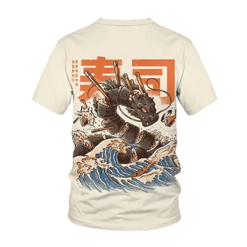 New Vroče Prodaje 2021 T-Shirt Japonske Risanke 3D Tiskanih Ulične Moški/Ženske Modni Prevelik Tshirt Harajuku Tee Vrhovi Oblačila