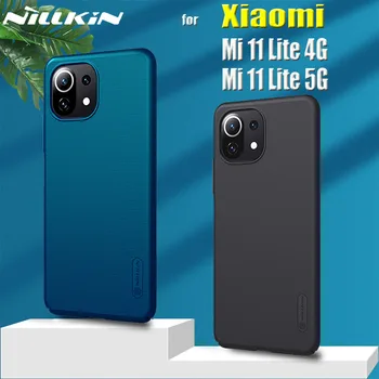 Nillkin Motnega Ščit Težko PC Plastično Ohišje za Xiaomi Mi 11 Lite 5G/4G Shockproof Telefon Hrbtni Pokrovček za Xiaomi Mi11 Lite Coque