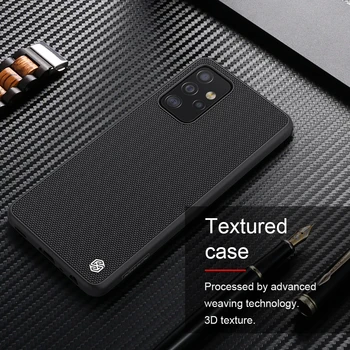 Nillkin za Samsung Galaxy A52 5G primeru hrbtni pokrovček Teksturirane zaščitna Nilkin najlon vlaken TPU PC primerih Za samsung A52 5g