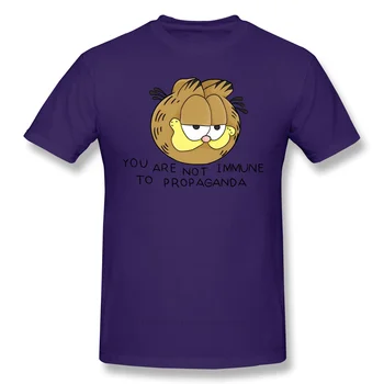 Niste Imuni Na PropagandaAnime Oblačila Design Garfield Odie Bombaž Moški T-Shirt