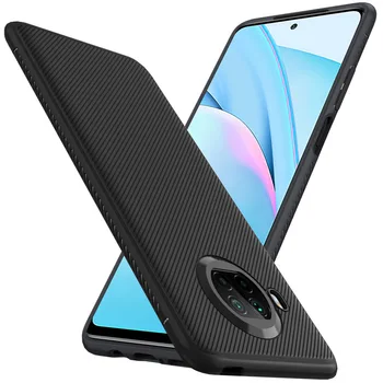 Non-Anti Fingerprint-Knock TPU Ohišje za Xiaomi 10T Lite 5G Pocophone X3 NFC Redmi K30S Opomba 9 9 Pro Udobno Zadnji Pokrovček