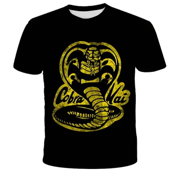 Nov Modni T-Shirt Cobra KAI3D Natisnjeni Ulica Oblačila Fantje Dekleta Harajuku T-Shirt Cosplay Otroci T-Shirt Fantje Priložnostne Vrh T-Shirt