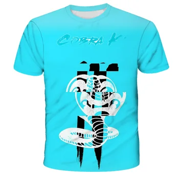 Nov Modni T-Shirt Cobra KAI3D Natisnjeni Ulica Oblačila Fantje Dekleta Harajuku T-Shirt Cosplay Otroci T-Shirt Fantje Priložnostne Vrh T-Shirt