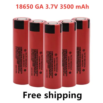 Nov original NCR 18650GA 30A razrešnice 3,7 V 3500mAh 18650 polnilna baterija za igrača svetilka ravno-top litijeva baterija