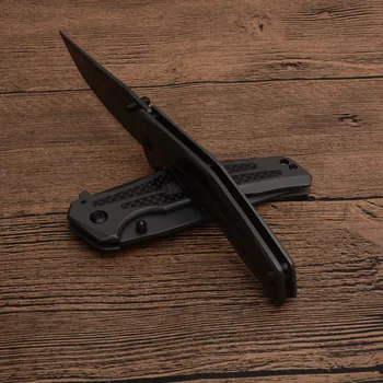 Nov Prihod 8300 zložljiva žepni nož jekla+siva titanium+ogljikovih vlaken Ročaj prostem kampiranje Preživetje Taktično Noži EOS orodja