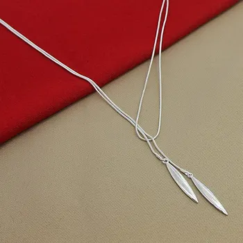 Nov Prihod Srebrna Kača Verige Ogrlica 925 Srebro Nakit Geometrijske Ogrlica Za Ženske, Moške Nakit Darilo