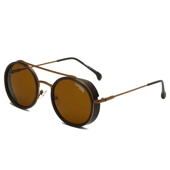 Nova Carrera Krog Punk sončna Očala Moški Ženske Vintage Retro Vožnjo Eye Glasses UV400 Klasičnih Ribiška Očala gafas de sol hombre