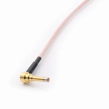 Nova F Ženski Jack Stikalo MS156 Desni Kotni podaljšek kabel RG178 Debelo 15 CM 6