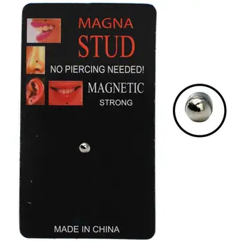 Nova Moda Magnet Ponaredek Slepar Piercing Ne Prebodli Uho Ustnice Labret Nos Obroč Nos Stud Magnetni Nakit Predor Svečke Uhan