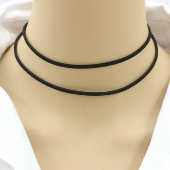 Nova moda Preprosta in priljubljena divja dvojno žamet ogrlica Za Ženske dekle, Pribor, nakit, trgovina