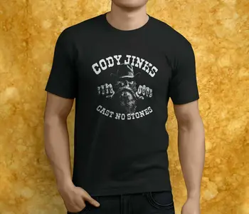 Nova Priljubljena Super Cody Jinks Cast Ni Kamni moška Črna Majica s kratkimi rokavi