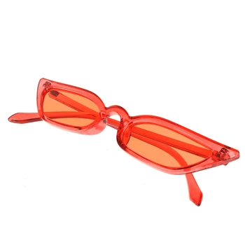 Nova Trendovska sončna očala Ženska človek retro pisane pregledno majhne pisane Mačka Oči očala Hot Prodaja na Debelo