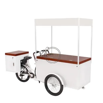 Nove Mobilne Električni Sladoled Tovora Kolo Z Visoko Zmogljivostjo Zamrzovalnik za Prodajo Hladne Pijače, kot so Kola Pivo Odraslih Tricikel