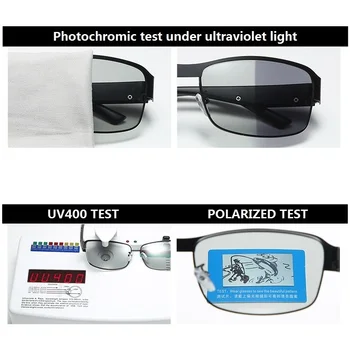 Nove Moške Photochromic Polarizirana sončna Očala Moških Vožnje Kameleon sončna Očala Spremembe Barvnih Odtenkov Za Človeka, Dan In Noč UV400