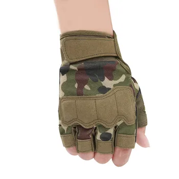 NOVE Moške Taktične Rokavice Vojaške Vojske Streljanje Fingerless Rokavice Anti-Slip Prostem Športne Paintball Airsoft Kolesarske Rokavice