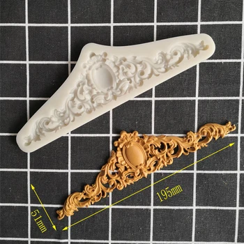 Nove Olajšave Krono Silikona, Fondat Plesni Čokolado izmišljati torto čipke dekoracijo orodje DIY peko Sugarcraft