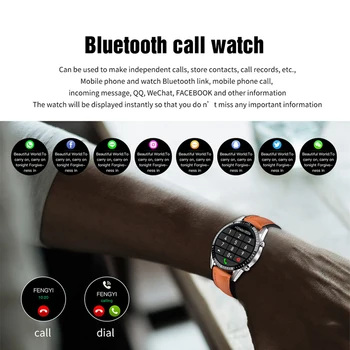 Nove Pametne Watch Moških Srčnega utripa, spremljanje IP67 Nepremočljiva Smartwatch je 1,3-palčni HD Full, zaslon na dotik, Fitnes, Šport Watchs Za Moške