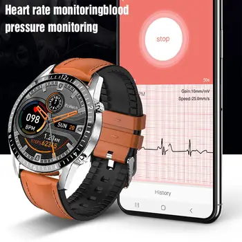 Nove Pametne Watch Moških Srčnega utripa, spremljanje IP67 Nepremočljiva Smartwatch je 1,3-palčni HD Full, zaslon na dotik, Fitnes, Šport Watchs Za Moške