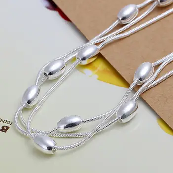 Nove silver plated Modni Nakit, Tri-žična svetlobe noge zapestnice&bangle,trgovina na Debelo SMTH236