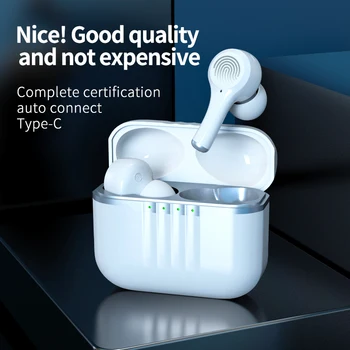 Novi Bluetooth 5.2 Slušalke z Mikrofonom Gaming Slušalke Brezžične šumov Slušalke Stereo Šport Nepremočljiva Čepkov