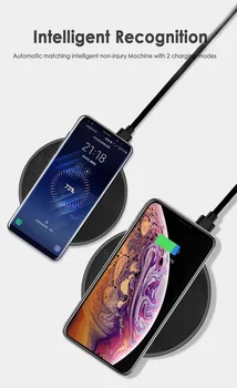 Novi Brezžični Polnilnik, 5W/10W Telefon Polnilnik Brezžičnih Polnilnih Dock Polnilnik Večfunkcijsko Za Iphone, Samsung Xiaomi Huawei P3