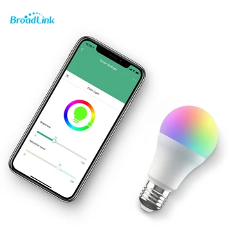 Novi Broadlink E27R1 Smart Žarnica WIFI Glas Daljinski upravljalnik RGB Svetloba Barvno Nastavljive In Združljiv Z Alexa/googlova Domača stran