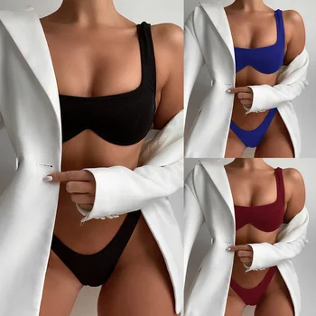 Novi integrirani jekla Tobikini 2021 Evropski in Ameriški zbiranje kopalke Bikini, Plavanje Obleko Kopalke, Kopalke, Kopalne