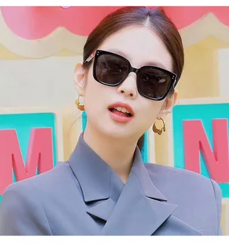 Novi Jennie, Da Južna Koreja Skupni Kažejo, Tanke Sončna Očala Sončna Očala Ženski Ins Velik Obraz