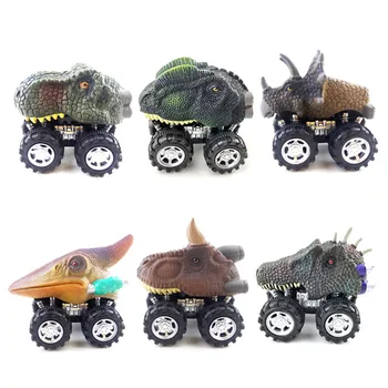 Novi Mini Dinozaver Modela Avtomobila otroška Igrača Dinozaver Potegnite Nazaj, Avto Igrača Tyrannosaurus Avto Akcijska Figura, Igrače, Darila Božič K12