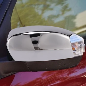 NOVO-1 Par Vzvratnega Ogledala, Pokrov ABS Plastike Avto Strani Ogledalo Kritje Chrome za Ford S-MAX