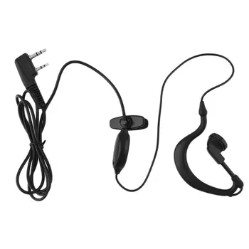 NOVO 2 Pin Priključek za Slušalke Slušalke Ear Kavljem Slušalke za Baofeng Radio UV-5R 888s