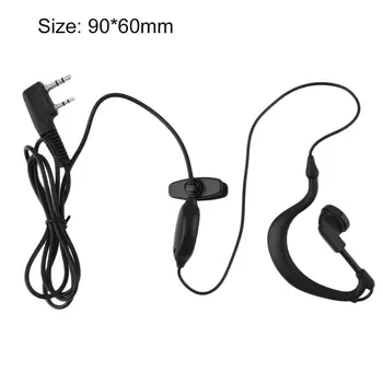 NOVO 2 Pin Priključek za Slušalke Slušalke Ear Kavljem Slušalke za Baofeng Radio UV-5R 888s