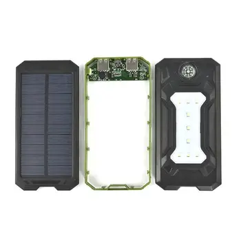 Novo 20000 MAH Zunanja Razsvetljava Nepremočljiva Prenosne Mobilne Solarne Svetilke Polnilnik z Dvojno podatkovnega kabla USB je Baterija Power Bank Primeru Kit Ni Baterija