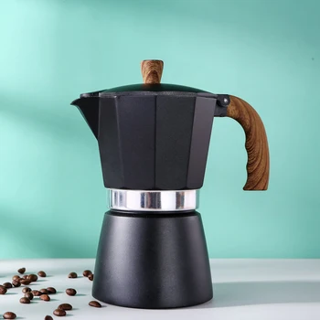 Novo 3/6cup Kavo Kavo Kavo Kavo italijanske Moka Espresso Cafeteira Percolator Pot Stovetop aparat za Kavo Aluminija Moka Cafeteira