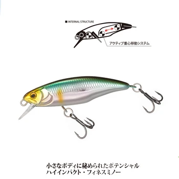 NOVO 52mm 4.5 g Pisanec fishing lure japonska odpravljanje ribolova ribolov swimbait majhnih rib mini crankbait whopper plopper bas postrvi vab