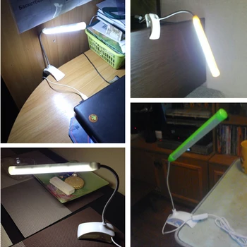 Novo 5V USB Led Namizna Svetilka s Posnetka Prilagodljiv namizne Svetilke 13Leds za Posteljne Knjiga Branje Študija Urad za Delo Otrok, Noč Svetlobe