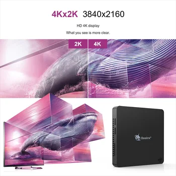 Novo Beelink T34 M N3450 Mini PC Windows 10 6GB 128GB/256GB Dvojni Zaslon 2.4/5.8 GWiFi BT4.0 Smart Office Desktop PC TV Box
