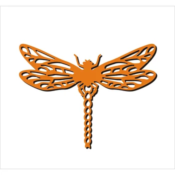 Novo DIY Drobne Rdeče Dragonfly Insektov Obrti 2021 Rezanje Kovin Matrice za Scrapbooking Kartico in Izdelavo Dekorativne Reliefi Št Znamk