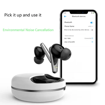 Novo ENC Brezžične Slušalke Bluetooth V5.1 Slušalke Krožno Odprtino Šport Slušalka Gaming Slušalke Touch Kontrole S Mikrofon Za Telefon