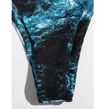 Novo plavanje obleko za Ženske Trdna Čipke Bikini Komplet Push Up Kopalke Plažo Oblazinjeni Kopalke ženska 2021 Poletje, plavanje obleko