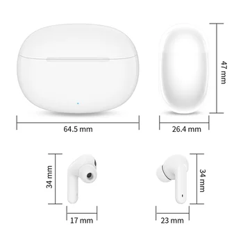 Novo W1s Brezžične Slušalke Vodotesne Slušalke Za Huawei Iphone NASPROTNEGA Xiaomi TWS Glasbe Bluetooths Slušalke Z Mikrofonom Šport Slušalka