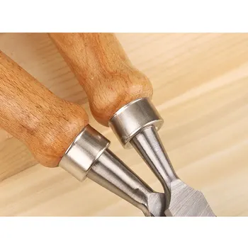 Noži za Les Lesa Dleto Carving Orodja Woodcut Nož Ravno Rezilo Graviranje Tesarstvo Hujše Strokovne 6 mm - 38 mm