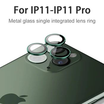 Objektiv kamere Zaščitnik Kritje Za iPhone 11 Pro Max Kovinski Zadnji pokrovček, Zaščitni Obroč Polno Kritje velja Za iPhone 11 Pro Max Stekla