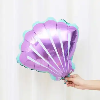 Ocean temo balon shell aluminum film balon otroška igrača rojstni dan soba dekoracijo balon na debelo