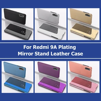Ogledalo Flip Primeru Telefon Za Xiaomi Redmi 9 Opomba 9 Pro Max Clear View Ogledalo Primeru Za Redmi 9A 9C 10X 5G Opomba 9 s Capa