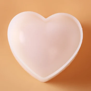 Ogledalo Tri-Dimenzionalni Velika Ljubezen Plesni Diy Kristalno Epoksi 3D Obliki Srca Multi-Funkcijo Torto Plesni Sveča Smolo Plesni