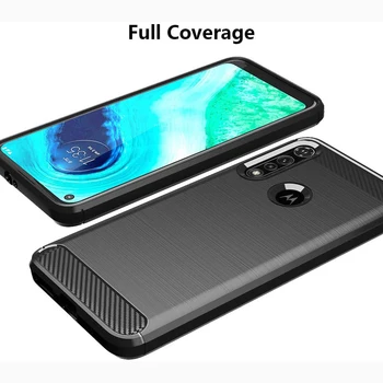 Ogljikovih Vlaken 360 Popolno Zaščito Primeru Telefon Za Motorola Moto G 5G Plus G Hitro Pisalo Moč 2021 Eno 5G G10 G30 Shockproof Pokrov
