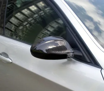Ogljikovih vlaken E90 vzvratnimi ogledali kape nazaj poglej ogledalo pokriva strani krilo zrcalne prevleke za BMW serije 3 E90 2005-2008