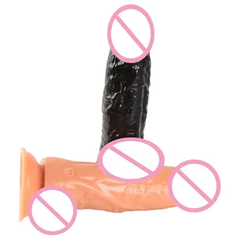 Ogromen Dildo Realno Veliko Črno Kurac Imitacija Penisa Imitator 22*5 cm Vibrator Masturbacija Silikonski Sex Igrače za Odrasle Ženske